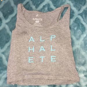 alphalete crop top LIKE NEW